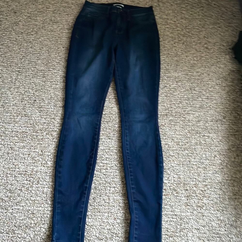 Dark blue jeans